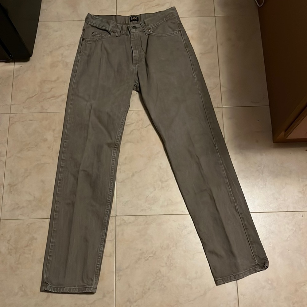 Lee tan jeans relaxed fit 30x32